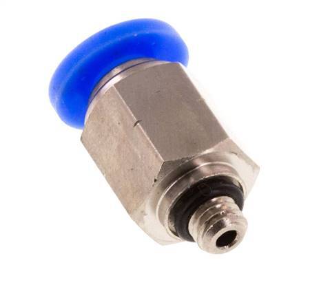3/16'' x UNF 10-32 Messing/PBT Insteekfitting NBR [5 Stuks]