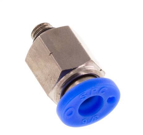 3/16'' x UNF 10-32 Messing/PBT Insteekfitting NBR [5 Stuks]