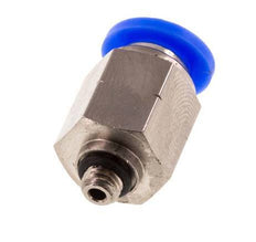 1/4'' x UNF 10-32 Messing/PBT Insteekfitting NBR [5 Stuks]