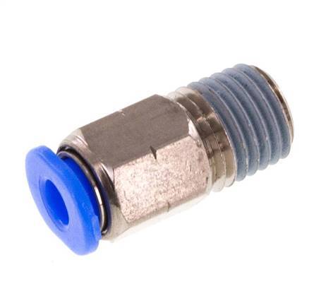 1/8'' x 1/16'' NPT Messing/PBT Insteekfitting buitendraad NBR [5 Stuks]