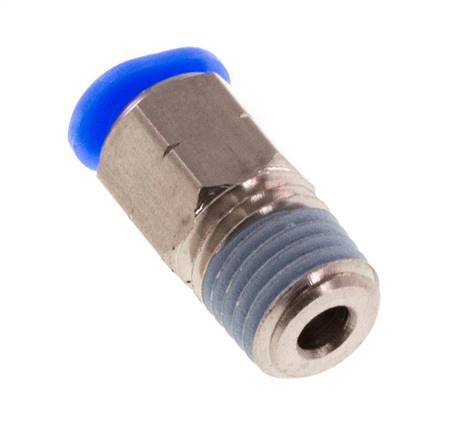 1/8'' x 1/16'' NPT Messing/PBT Insteekfitting buitendraad NBR [5 Stuks]