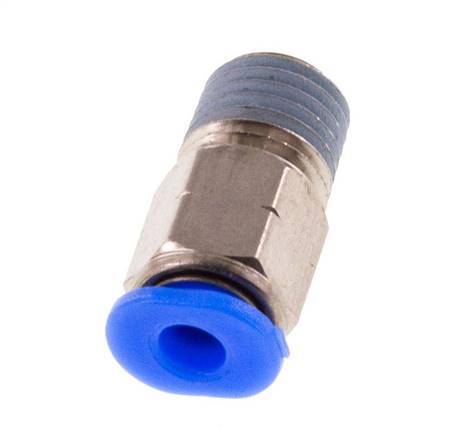 1/8'' x 1/16'' NPT Messing/PBT Insteekfitting buitendraad NBR [5 Stuks]
