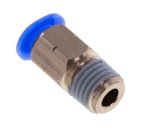5/32'' x 1/16'' NPT Messing/PBT Insteekfitting buitendraad NBR [5 Stuks]