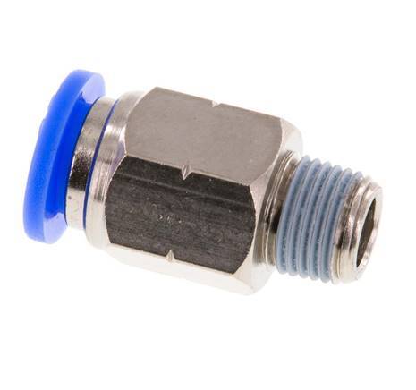 5/16'' x 1/8'' NPT Messing/PBT Insteekfitting buitendraad NBR [5 Stuks]