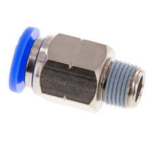 5/16'' x 1/8'' NPT Push-in Fitting with Male Threads Brass/PBT NBR [5 Pieces]