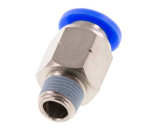 5/16'' x 1/8'' NPT Messing/PBT Insteekfitting buitendraad NBR [5 Stuks]