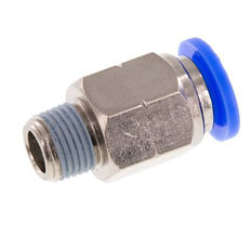 5/16'' x 1/8'' NPT Push-in Fitting with Male Threads Brass/PBT NBR [5 Pieces]