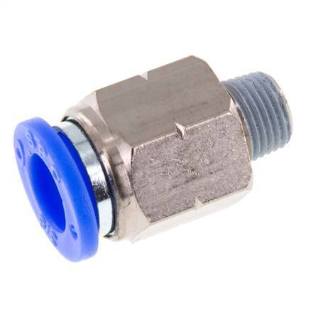 3/8'' x 1/8'' NPT Messing/PBT Insteekfitting Buitendraad NBR [2 Stuks]
