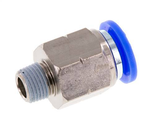 3/8'' x 1/8'' NPT Messing/PBT Insteekfitting Buitendraad NBR [2 Stuks]