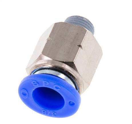 3/8'' x 1/8'' NPT Messing/PBT Insteekfitting Buitendraad NBR [2 Stuks]
