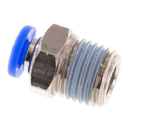 5/32'' x 1/4'' NPT Messing/PBT Insteekfitting buitendraad NBR [5 Stuks]