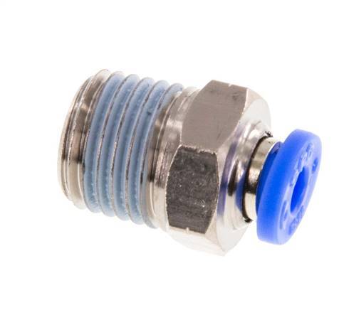5/32'' x 1/4'' NPT Messing/PBT Insteekfitting buitendraad NBR [5 Stuks]