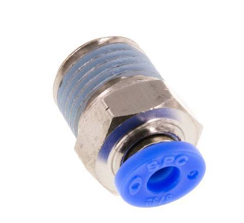 5/32'' x 1/4'' NPT Messing/PBT Insteekfitting buitendraad NBR [5 Stuks]