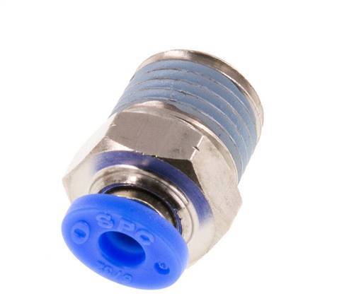5/32'' x 1/4'' NPT Messing/PBT Insteekfitting buitendraad NBR [5 Stuks]