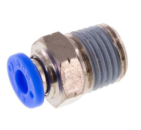 3/16'' x 1/4'' NPT Messing/PBT Insteekfitting buitendraad NBR [5 Stuks]