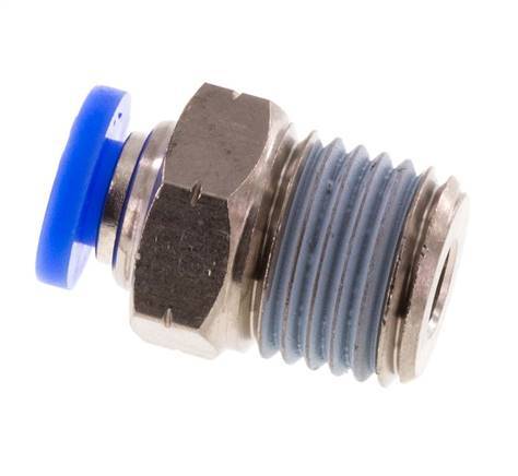 3/16'' x 1/4'' NPT Messing/PBT Insteekfitting buitendraad NBR [5 Stuks]