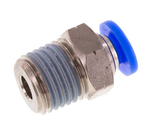 3/16'' x 1/4'' NPT Messing/PBT Insteekfitting buitendraad NBR [5 Stuks]