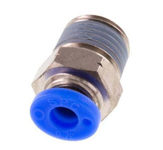 3/16'' x 1/4'' NPT Messing/PBT Insteekfitting buitendraad NBR [5 Stuks]
