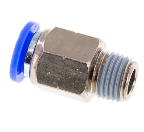 3/8'' x 1/4'' NPT Messing/PBT Insteekfitting Buitendraad NBR [2 Stuks]