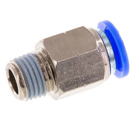 3/8'' x 1/4'' NPT Messing/PBT Insteekfitting Buitendraad NBR [2 Stuks]