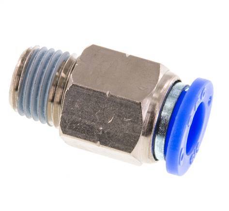 3/8'' x 1/4'' NPT Messing/PBT Insteekfitting Buitendraad NBR [2 Stuks]