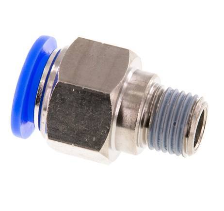 1/2'' x 1/4'' NPT Messing/PBT Insteekfitting Buitendraad NBR [2 Stuks]