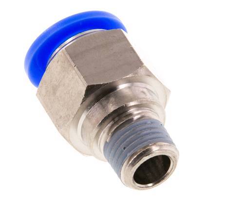 1/2'' x 1/4'' NPT Messing/PBT Insteekfitting Buitendraad NBR [2 Stuks]