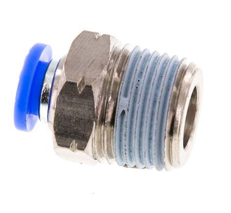 1/4'' x 3/8'' NPT Messing/PBT Insteekfitting Buitendraad NBR [2 Stuks]