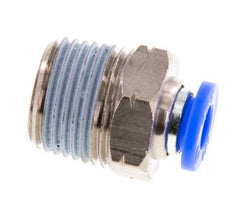 1/4'' x 3/8'' NPT Messing/PBT Insteekfitting Buitendraad NBR [2 Stuks]