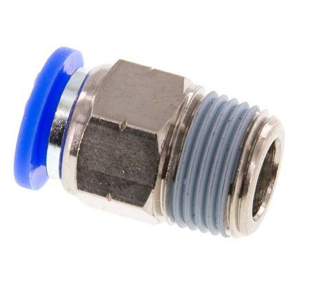 3/8'' x 3/8'' NPT Messing/PBT Insteekfitting Buitendraad NBR [2 Stuks]