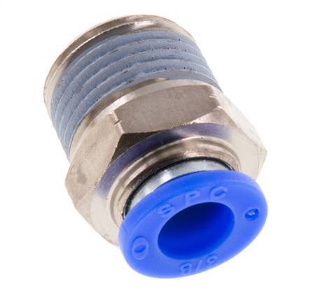 3/8'' x 1/2'' NPT Messing/PBT Insteekfitting Buitendraad NBR [2 Stuks]