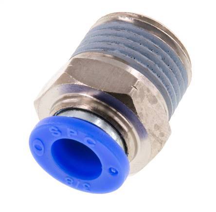 3/8'' x 1/2'' NPT Messing/PBT Insteekfitting Buitendraad NBR [2 Stuks]