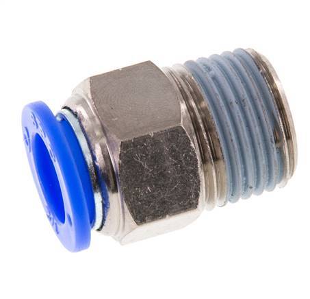 1/2'' x 1/2'' NPT Messing/PBT Insteekfitting Buitendraad NBR [2 Stuks]