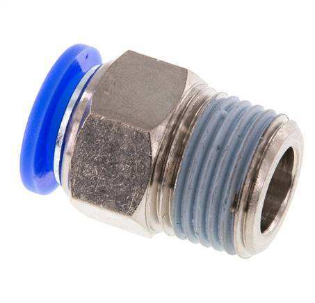 1/2'' x 1/2'' NPT Messing/PBT Insteekfitting Buitendraad NBR [2 Stuks]