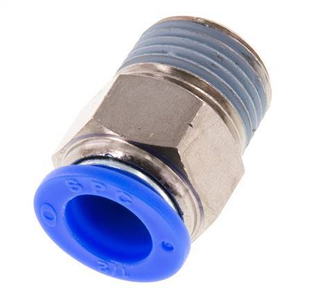 1/2'' x 1/2'' NPT Messing/PBT Insteekfitting Buitendraad NBR [2 Stuks]