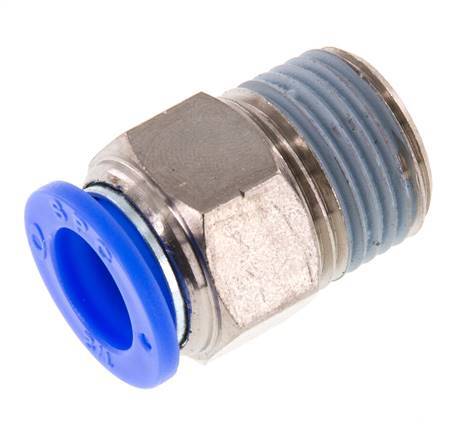 1/2'' x 1/2'' NPT Messing/PBT Insteekfitting Buitendraad NBR [2 Stuks]
