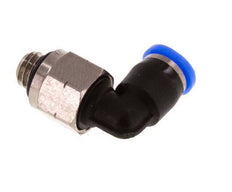 1/8'' x UNF 10-32 90 graden L-verbinding Messing/PBT Insteekfitting Draaibaar NBR [2 Stuks]