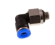 1/8'' x UNF 10-32 90 graden L-verbinding Messing/PBT Insteekfitting Draaibaar NBR [2 Stuks]