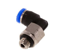1/8'' x UNF 10-32 90 graden L-verbinding Messing/PBT Insteekfitting Draaibaar NBR [2 Stuks]