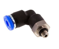 5/32'' x UNF 10-32 90 graden L-verbinding Messing/PBT Insteekfitting Draaibaar NBR [2 Stuks]