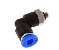 3/16'' x UNF 10-32 90 graden L-verbinding Messing/PBT Insteekfitting Draaibaar NBR [2 Stuks]
