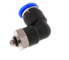 1/4'' x UNF 10-32 90 graden L-verbinding Messing/PBT Insteekfitting Draaibaar NBR [2 Stuks]
