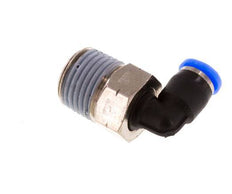 1/8'' x 1/8'' NPT 90 graden L-verbinding Messing/PBT Insteekfitting Buitendraad Draaibaar NBR [2 Stuks]