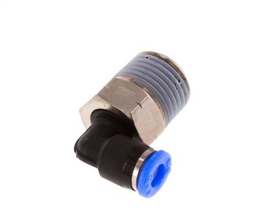 1/8'' x 1/8'' NPT 90 graden L-verbinding Messing/PBT Insteekfitting Buitendraad Draaibaar NBR [2 Stuks]