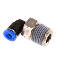 1/8'' x 1/8'' NPT 90 graden L-verbinding Messing/PBT Insteekfitting Buitendraad Draaibaar NBR [2 Stuks]