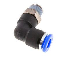 1/4'' x 1/8'' NPT 90 graden L-verbinding Messing/PBT Insteekfitting Buitendraad Draaibaar NBR [2 Stuks]