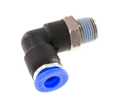 1/4'' x 1/8'' NPT 90 graden L-verbinding Messing/PBT Insteekfitting Buitendraad Draaibaar NBR [2 Stuks]