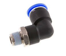 5/16'' x 1/8'' NPT 90 graden L-verbinding Messing/PBT Insteekfitting Buitendraad Draaibaar NBR [2 Stuks]