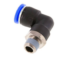 5/16'' x 1/8'' NPT 90 graden L-verbinding Messing/PBT Insteekfitting Buitendraad Draaibaar NBR [2 Stuks]