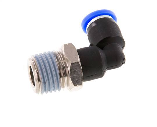 5/32'' x 1/4'' NPT 90 graden L-verbinding Messing/PBT Insteekfitting Buitendraad Draaibaar NBR [2 Stuks]